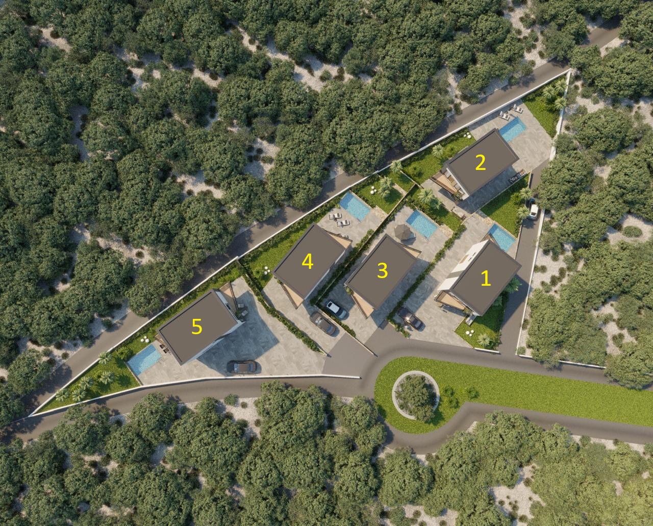 Генплан комплекса SierraVerde